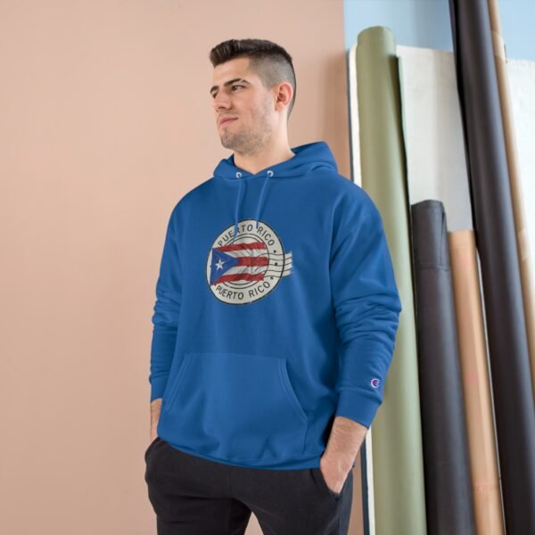 Puerto Rico Postal Stamp Hoodie Champion Hoodie - Image 27