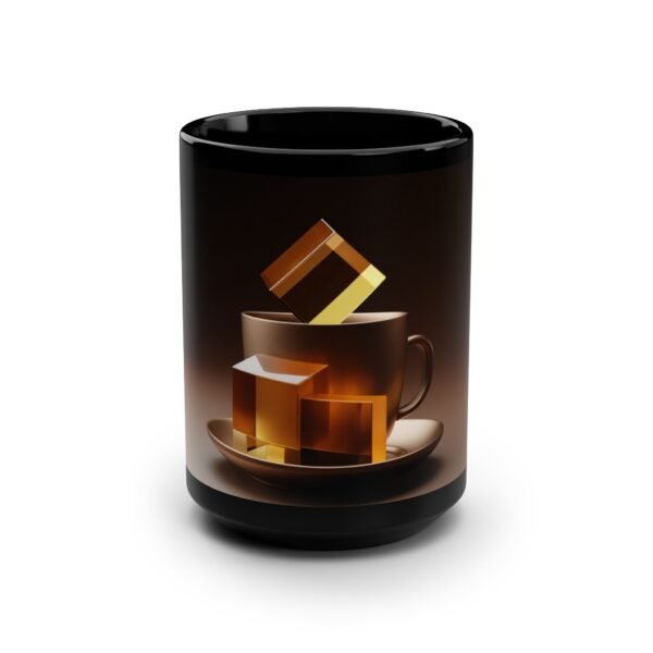 Elegant Concept Art Mug – Stylish 15oz Black Coffee Mug