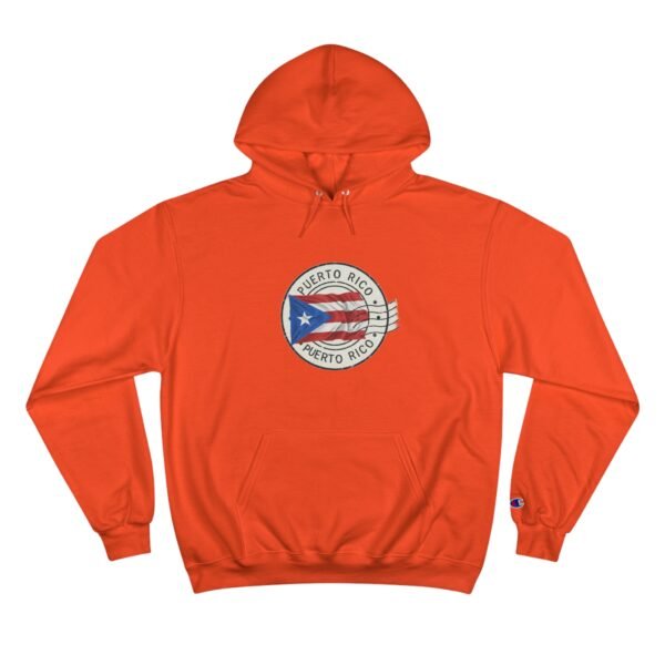 Puerto Rico Postal Stamp Hoodie Champion Hoodie - Image 9