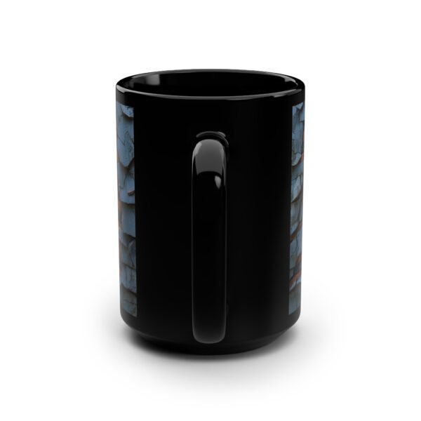 Serene Forest Escape Black Nature-Inspired Coffee Cup - Image 3