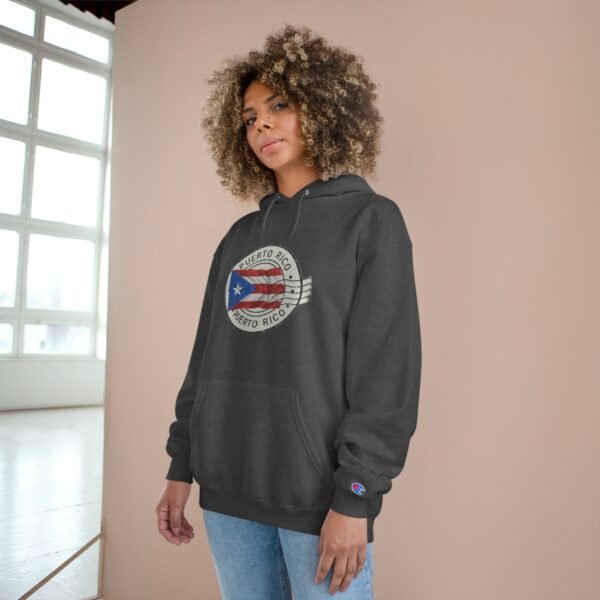 Puerto Rico Postal Stamp Hoodie Champion Hoodie - Image 16