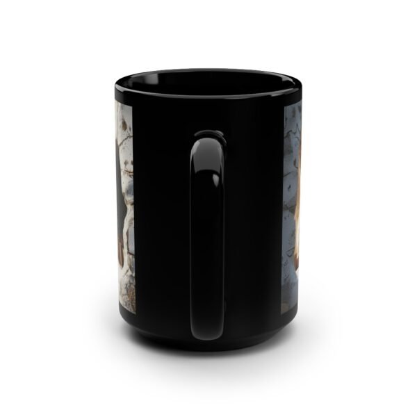 Nature-Inspired Black Mug – 15oz for Coffee Lovers - Image 3