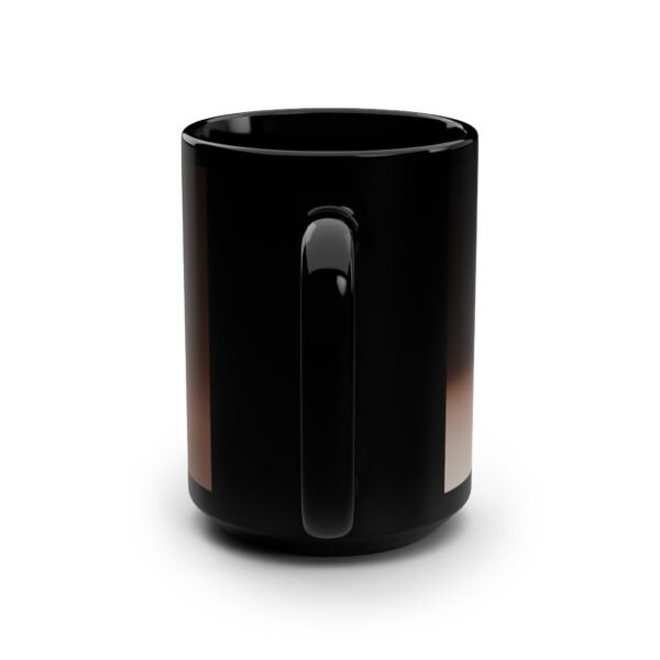 Elegant Concept Art Mug – Stylish 15oz Black Coffee Mug - Image 3