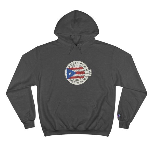 Puerto Rico Postal Stamp Hoodie Champion Hoodie - Image 13