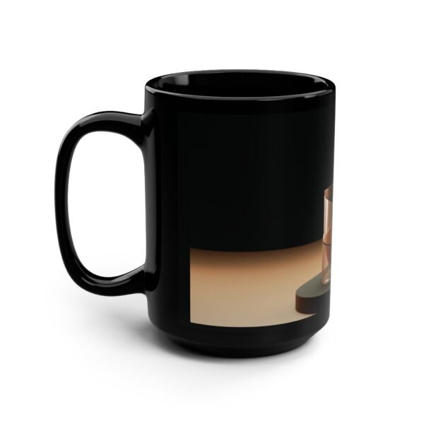 Modern Viral Concept Classic Black Coffee Cup for Art Lovers - Image 4