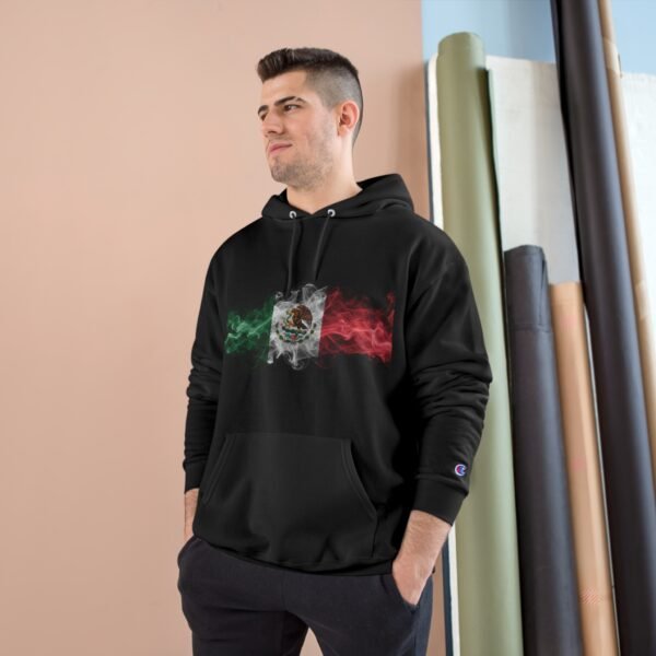 Mexican Flag Champion Hoodie – Stylish & Cozy Wear - Image 3