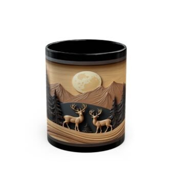 Adventure Landscape Black Mug: Nature-Inspired - Image 6