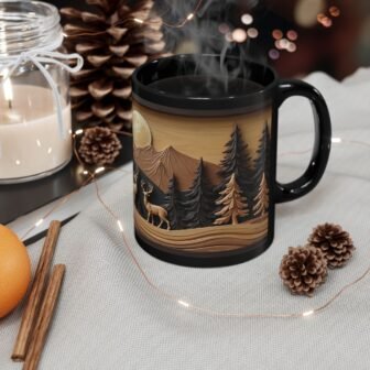 Adventure Landscape Black Mug: Nature-Inspired - Image 10