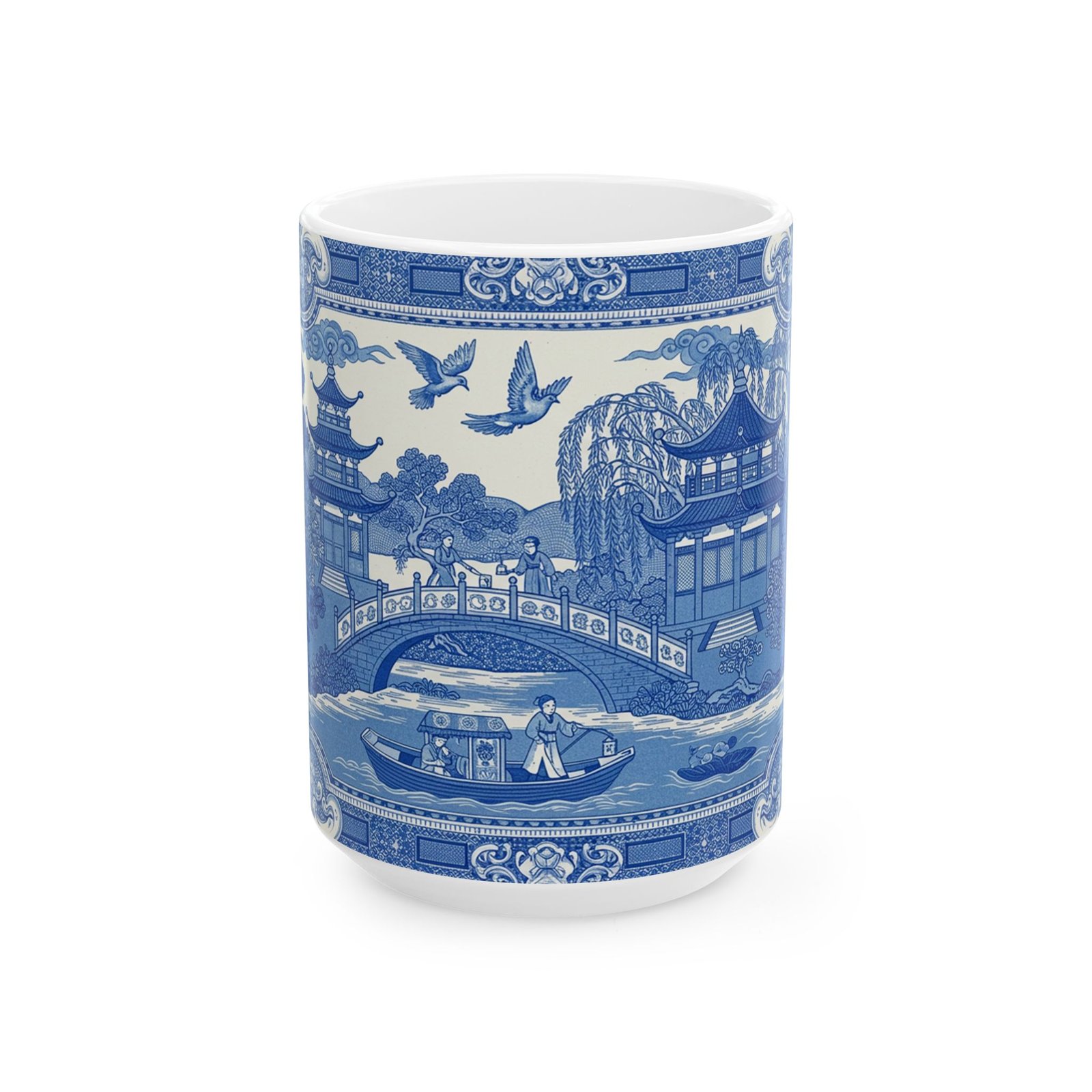 The Timeless Charm of Blue Willow Cups (11oz & 15oz) - Image 2
