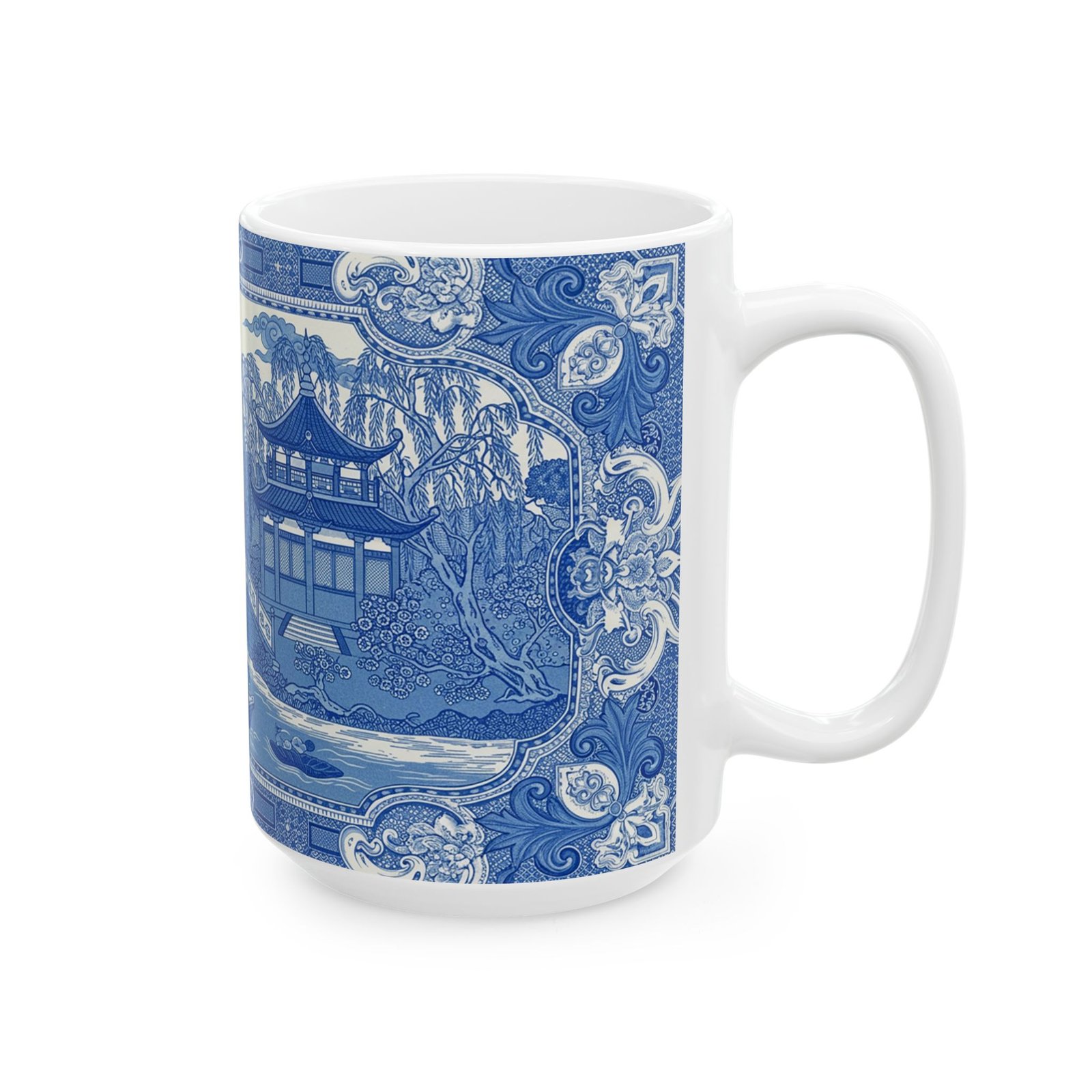 The Timeless Charm of Blue Willow Cups (11oz & 15oz) - Image 4