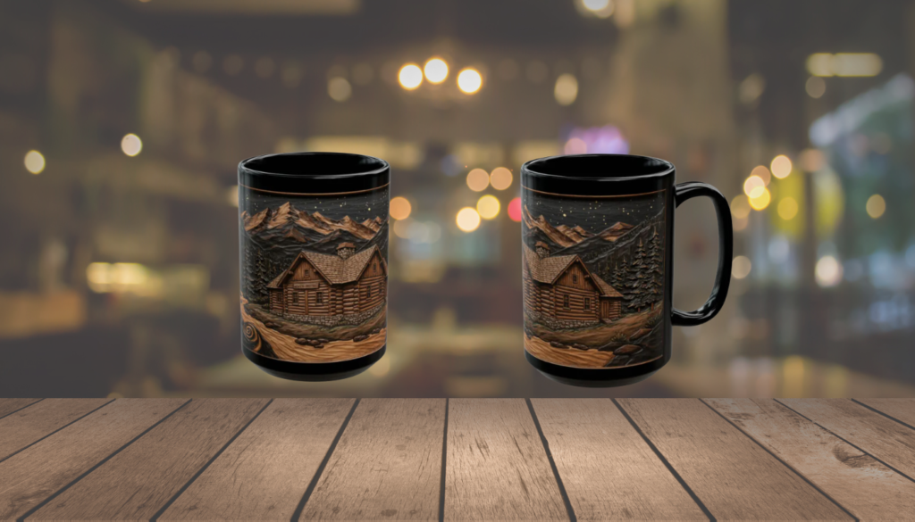 Cabin Mug: The Perfect Rustic Coffee Mug for Nature Lovers