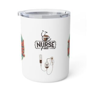 Nurse Fuel Insulated Coffee Mug, Perfect Gift for Nurses, Coffee Lover Mug, Healthcare Appreciation Gift, Funny Tea Cup