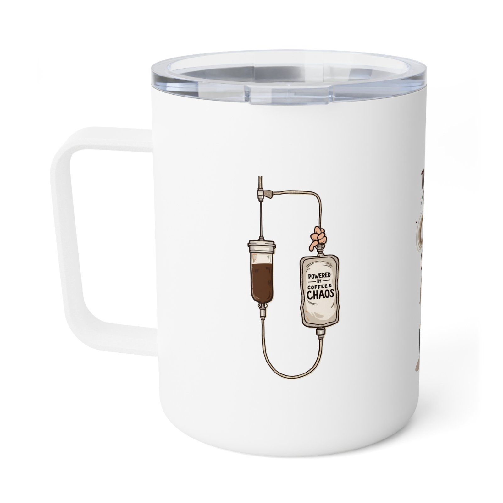 Insulated Coffee Mug | 10oz Stainless Steel Mug | Spill-Proof Travel Cup | Double Wall Coffee Tumbler | Nurse Appreciation Gift - Image 3