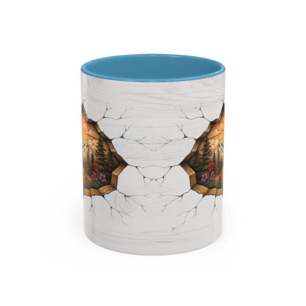 Wood Panel Effect Mug with Pine Trees and Mountains | Tea Mug for Wilderness Lovers | Rustic Cabin Decor | Vacation Home Gift - Image 33