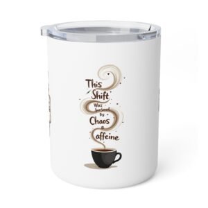 Funny Insulated Coffee Mug, Perfect for Work, Gifts for Coworkers, Coffee Lovers, Office Humor, Caffeine Enthusiasts