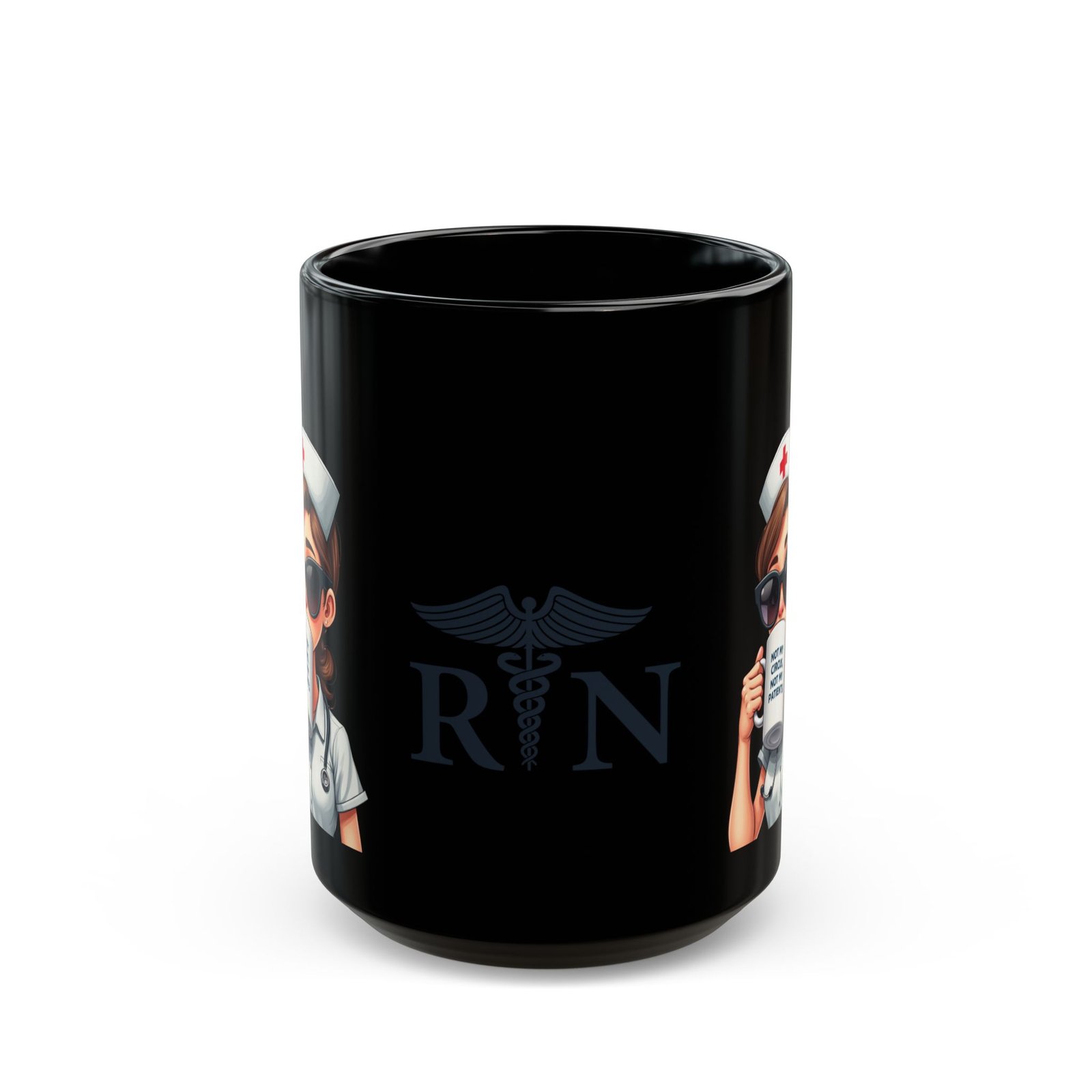 Nurse Coffee Mug, Funny Medical Cup, Gift for Healthcare Workers, RN Appreciation, Cute Nursing Humor Mug, Doctor's Gift - Image 5