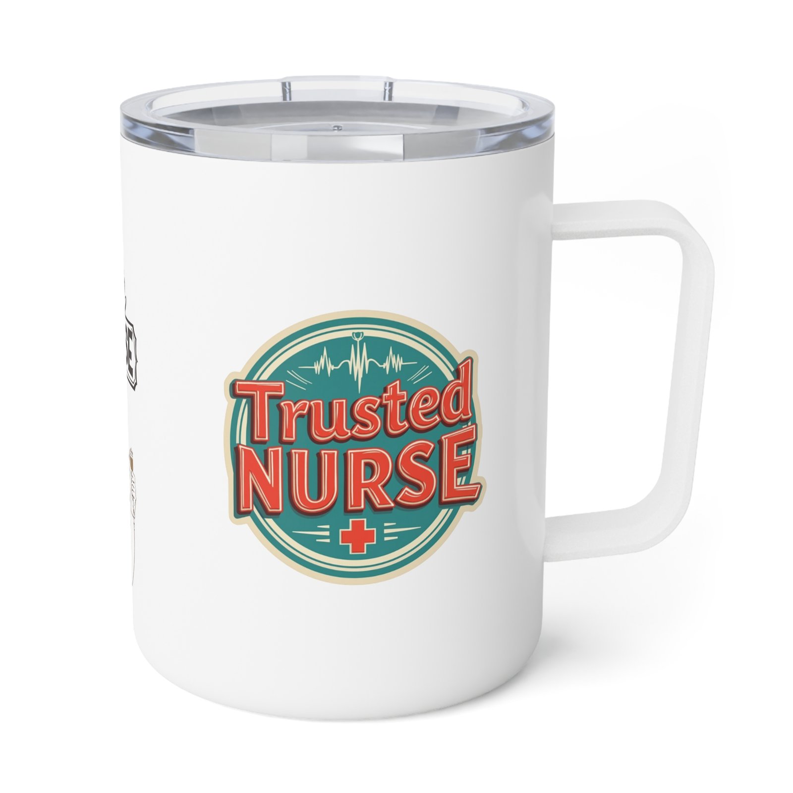 Nurse Fuel Insulated Coffee Mug, Perfect Gift for Nurses, Coffee Lover Mug, Healthcare Appreciation Gift, Funny Tea Cup - Image 4