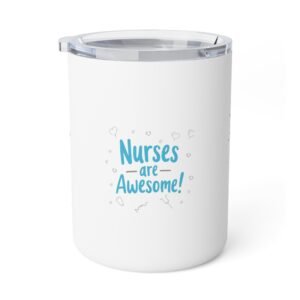 Nurse Life Insulated Coffee Cup | 10oz Stainless Steel Mug | Funny Nurse Gift