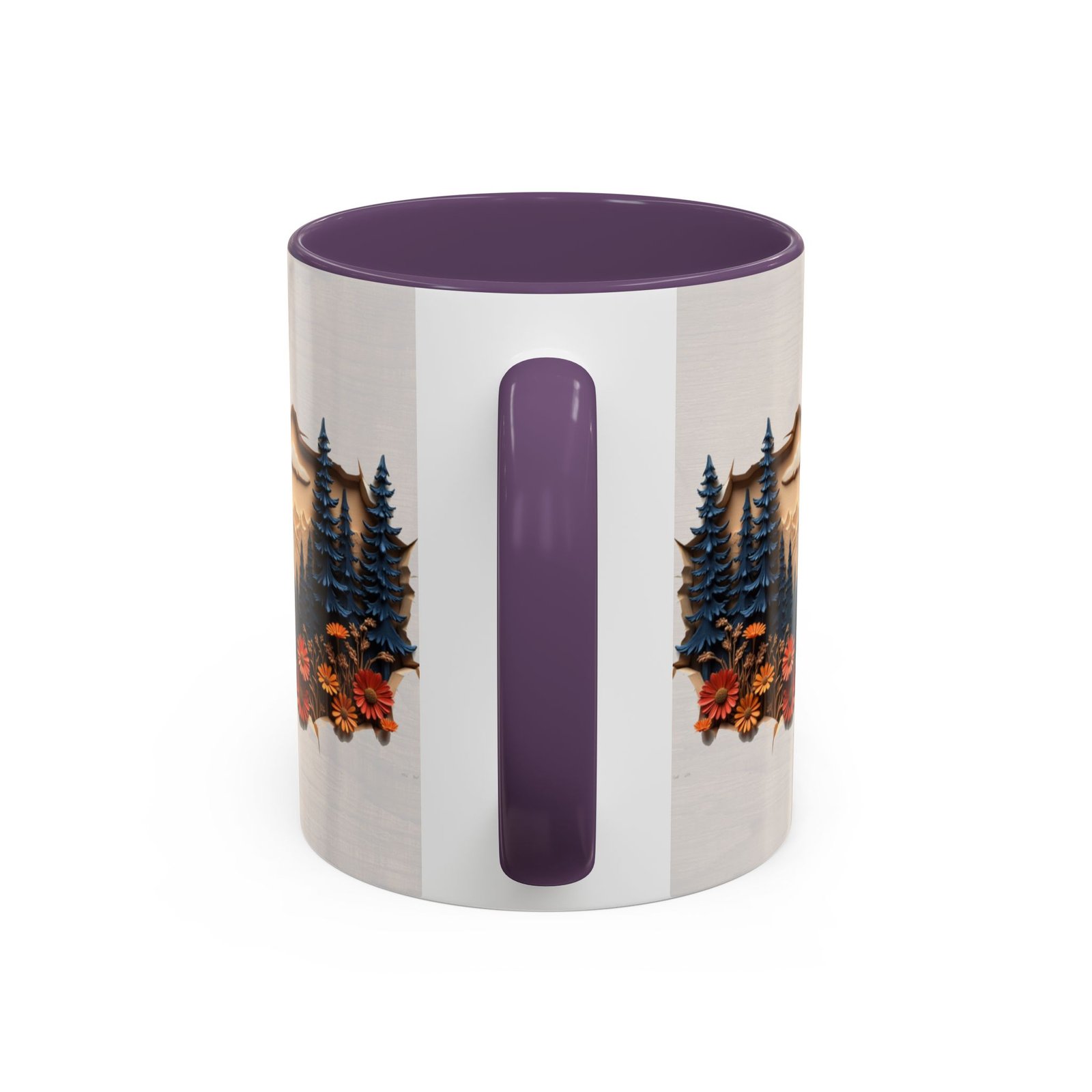 Rustic Wood Effect Mug with Mountain and Pine Tree Design | Wilderness Lover Tea Mug | Cabin Decor | Perfect Vacation Home Gift - Image 48