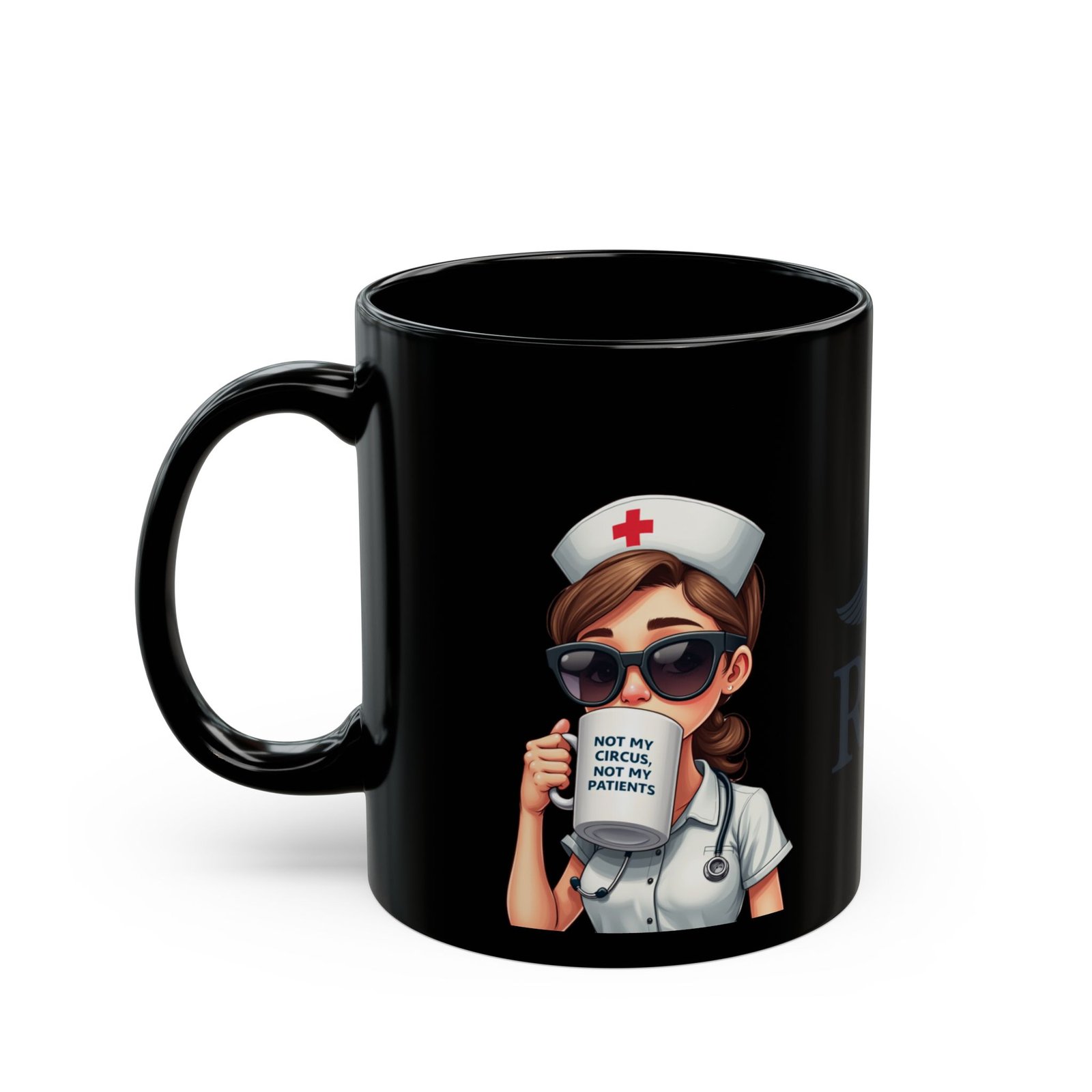 Nurse Coffee Mug, Funny Medical Cup, Gift for Healthcare Workers, RN Appreciation, Cute Nursing Humor Mug, Doctor's Gift - Image 3