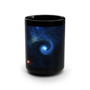 Stellar Nebula Black Mug – 15oz Cosmic Galaxy Coffee Cup