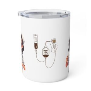 Insulated Coffee Mug | 10oz Stainless Steel Tumbler | Travel Nurse Coffee Cup | Spill-Proof Double Wall Mug