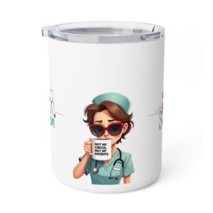 Whimsical Nurse Mug 10oz Insulated Coffee Cup | NICU Nurse Cup | Midwife Gift | Nurse Appreciation